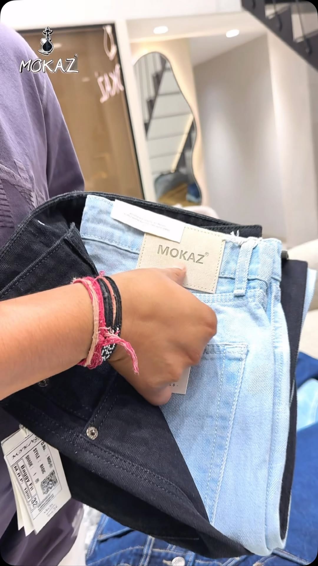 Post 6 by Mokaz Jeans on Instagram (video)