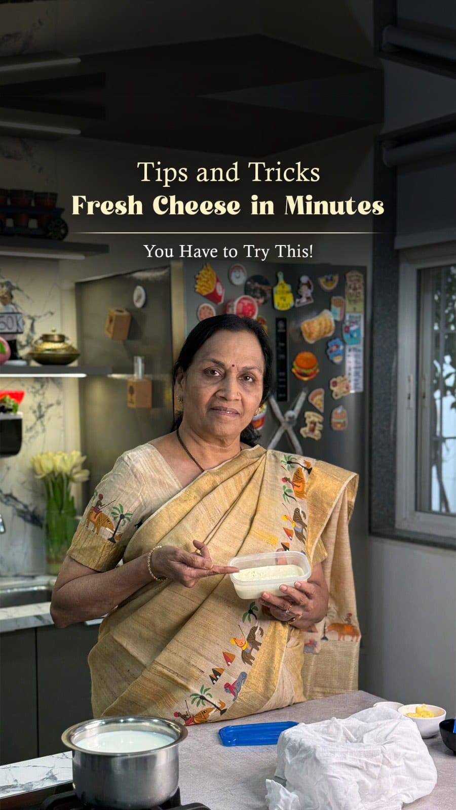 Post 8 by Shobha Indani  | Vegetarian Recipes on Instagram (video)