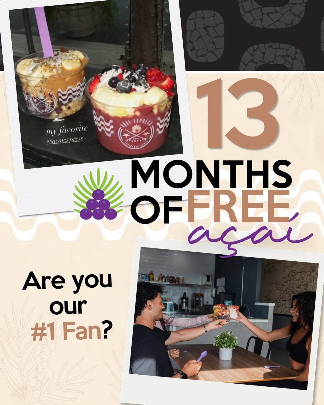 Post 2 by Açai Express Superfood Bowls on Instagram (carousel)