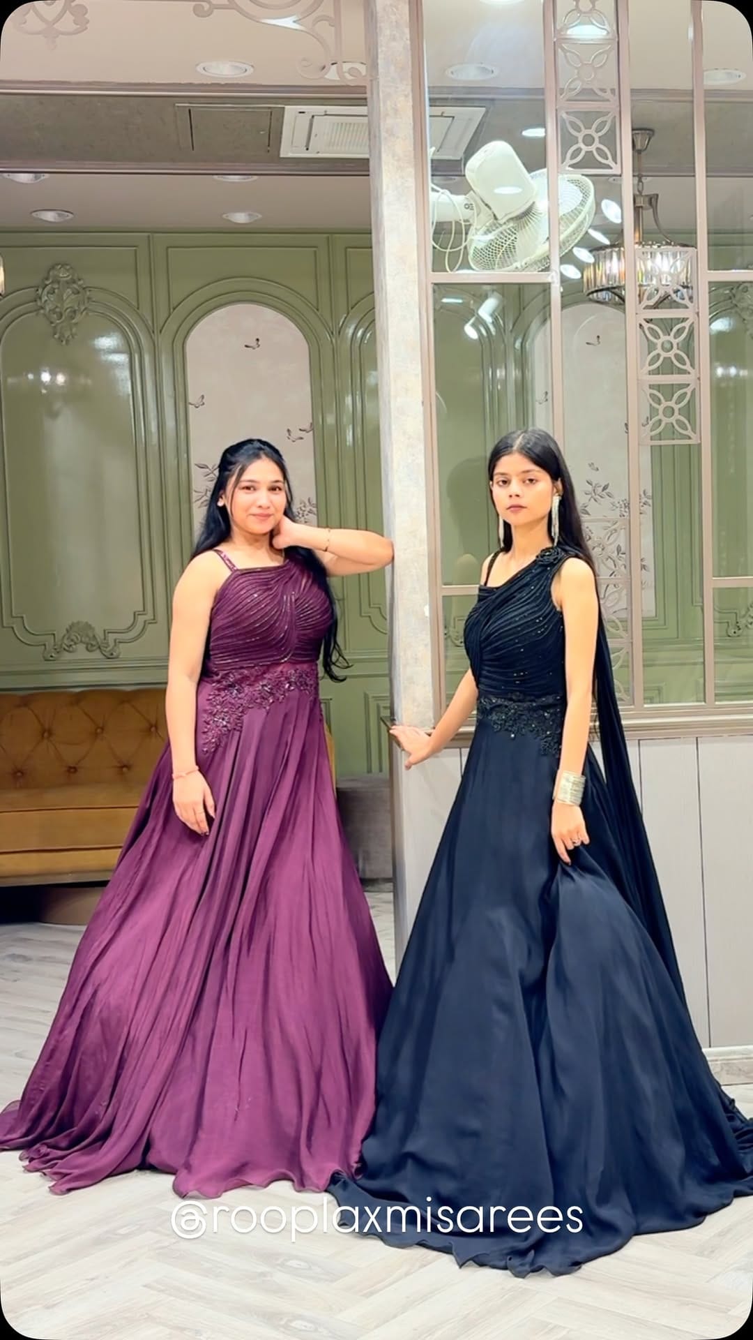 Post 1 by Rooplaxmi Sarees on Instagram (video)