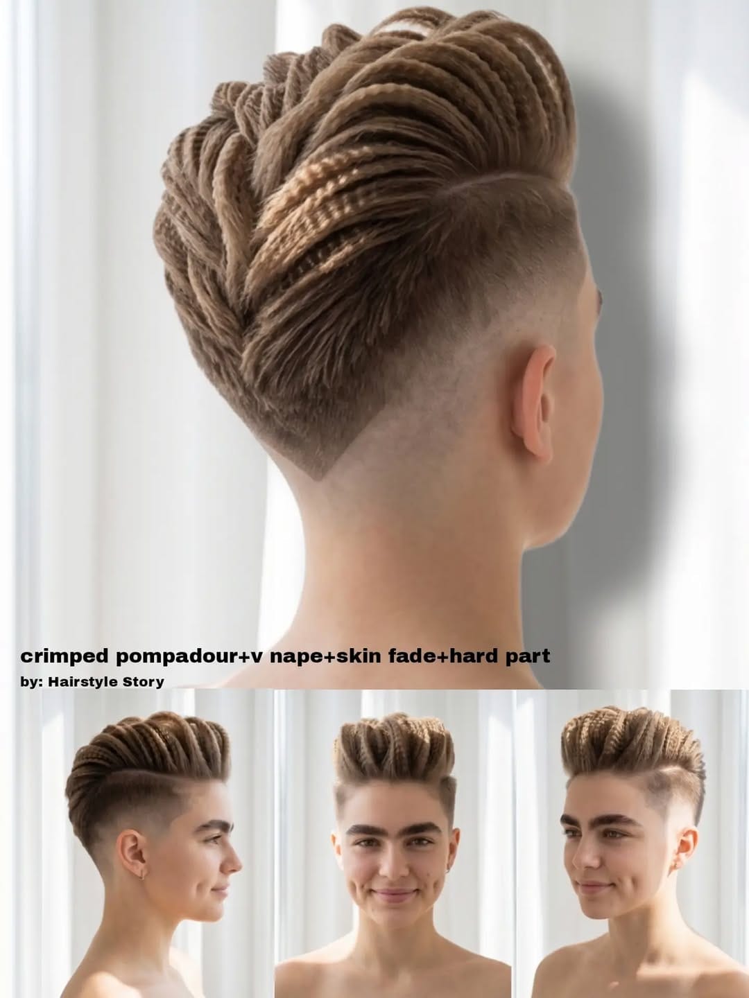Post 6 by AI creativity hairstyle on Instagram (carousel)