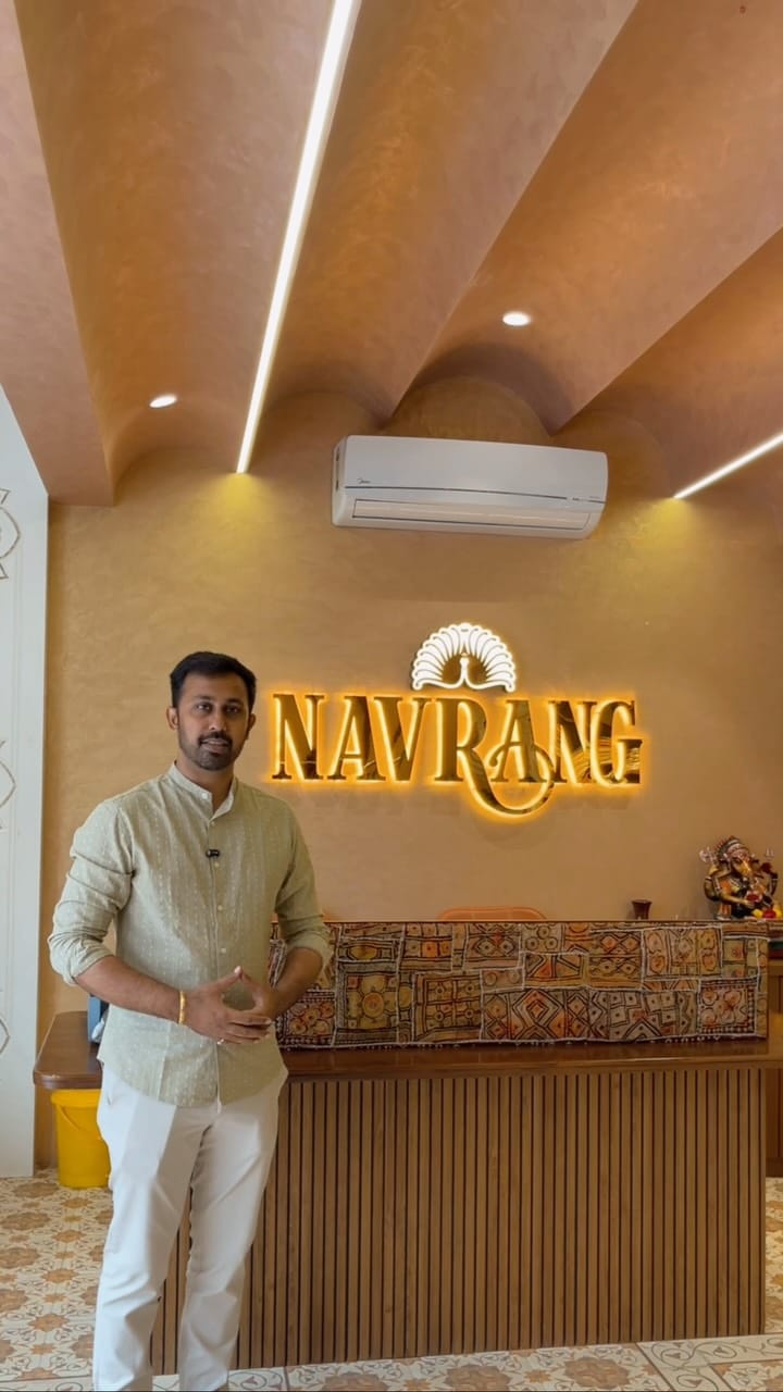 Post 8 by Navrang | Sarees • Chaniya Choli • Dresses • Bridal Wear on Instagram (video)