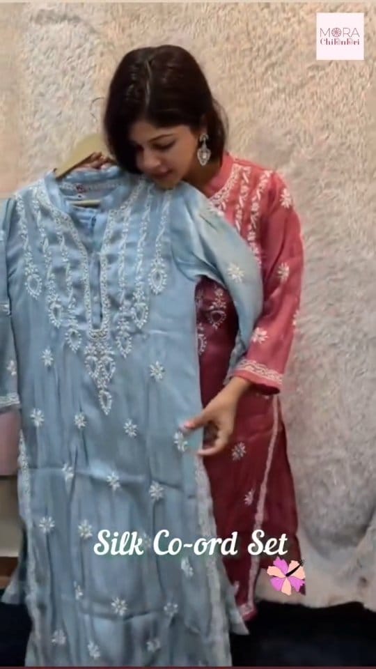 Post 5 by Mora Chikankari | Handcrafted Chikankari | Made in India on Instagram (video)