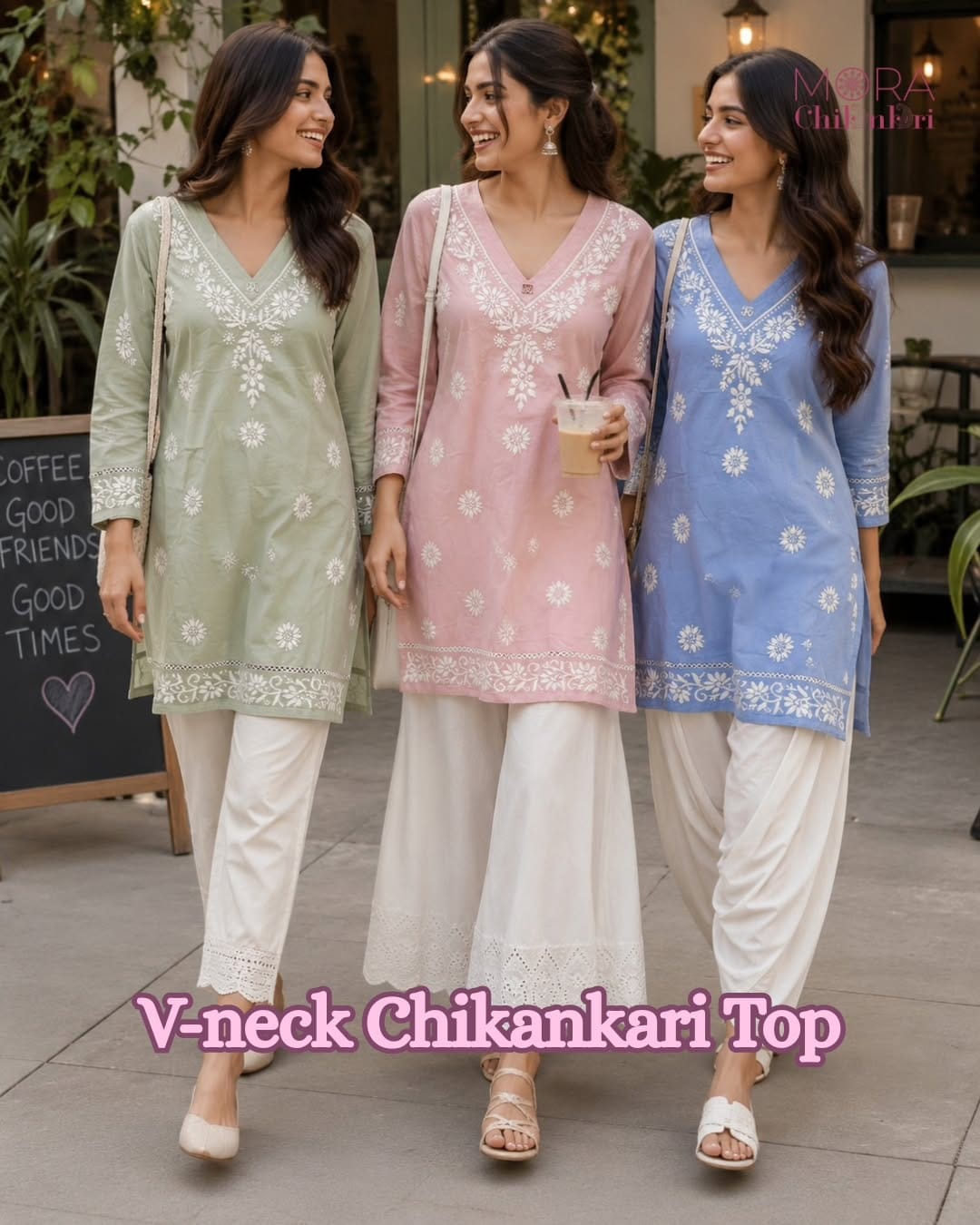 Post 7 by Mora Chikankari | Handcrafted Chikankari | Made in India on Instagram (carousel)