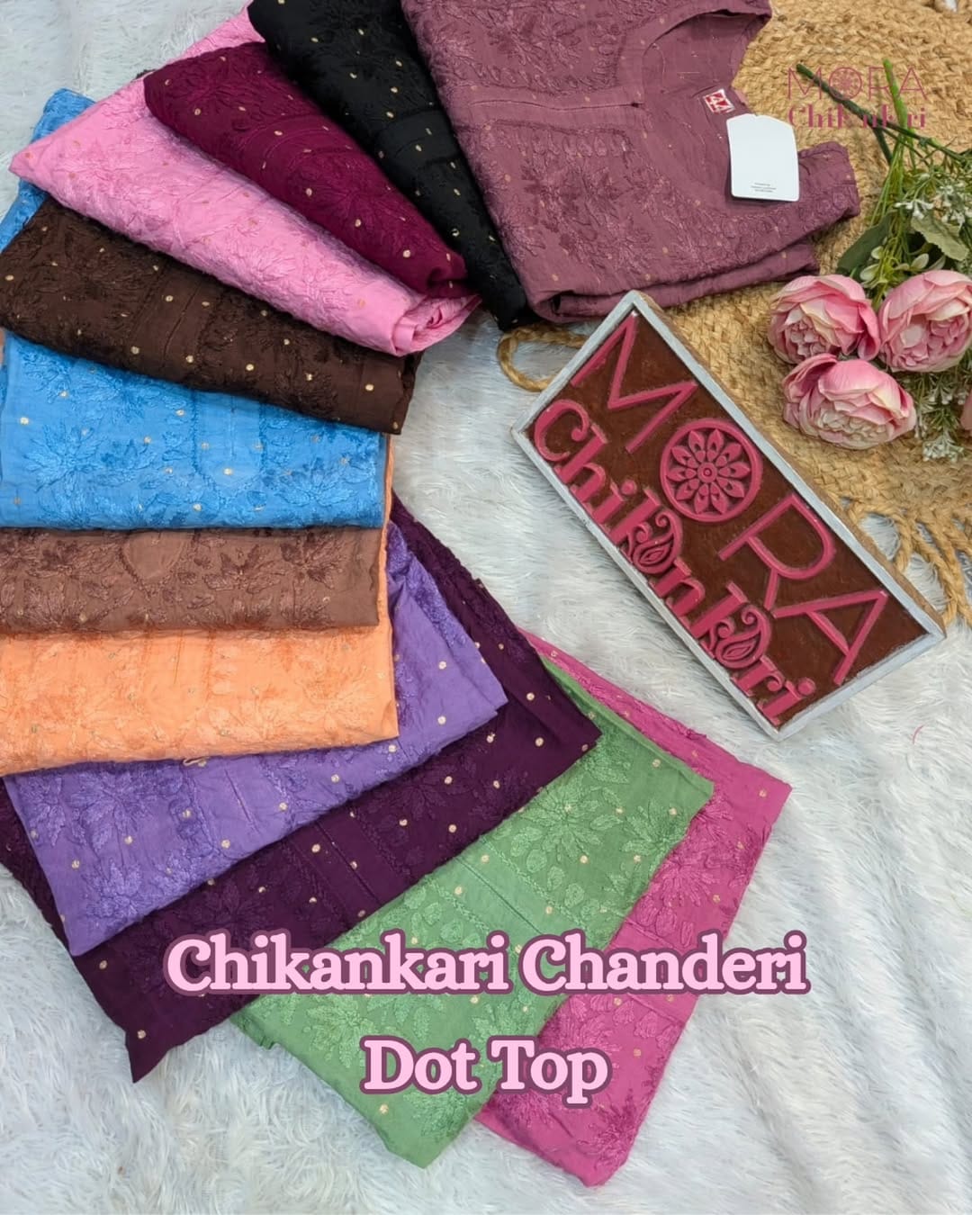 Post 1 by Mora Chikankari | Handcrafted Chikankari | Made in India on Instagram (carousel)