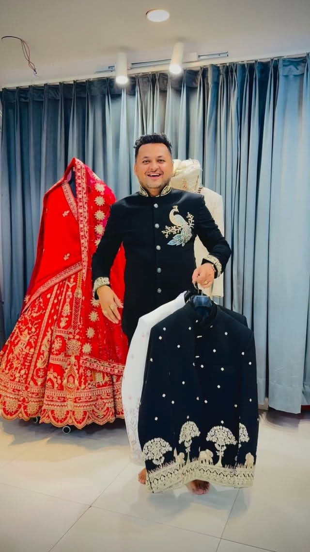 Post 3 by Bandhani Bridal Groom Hub on Instagram (video)