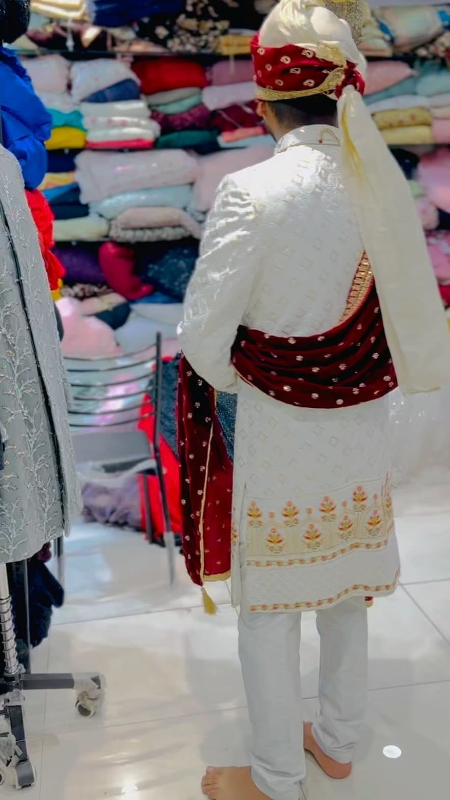 Post 10 by Bandhani Bridal Groom Hub on Instagram (video)