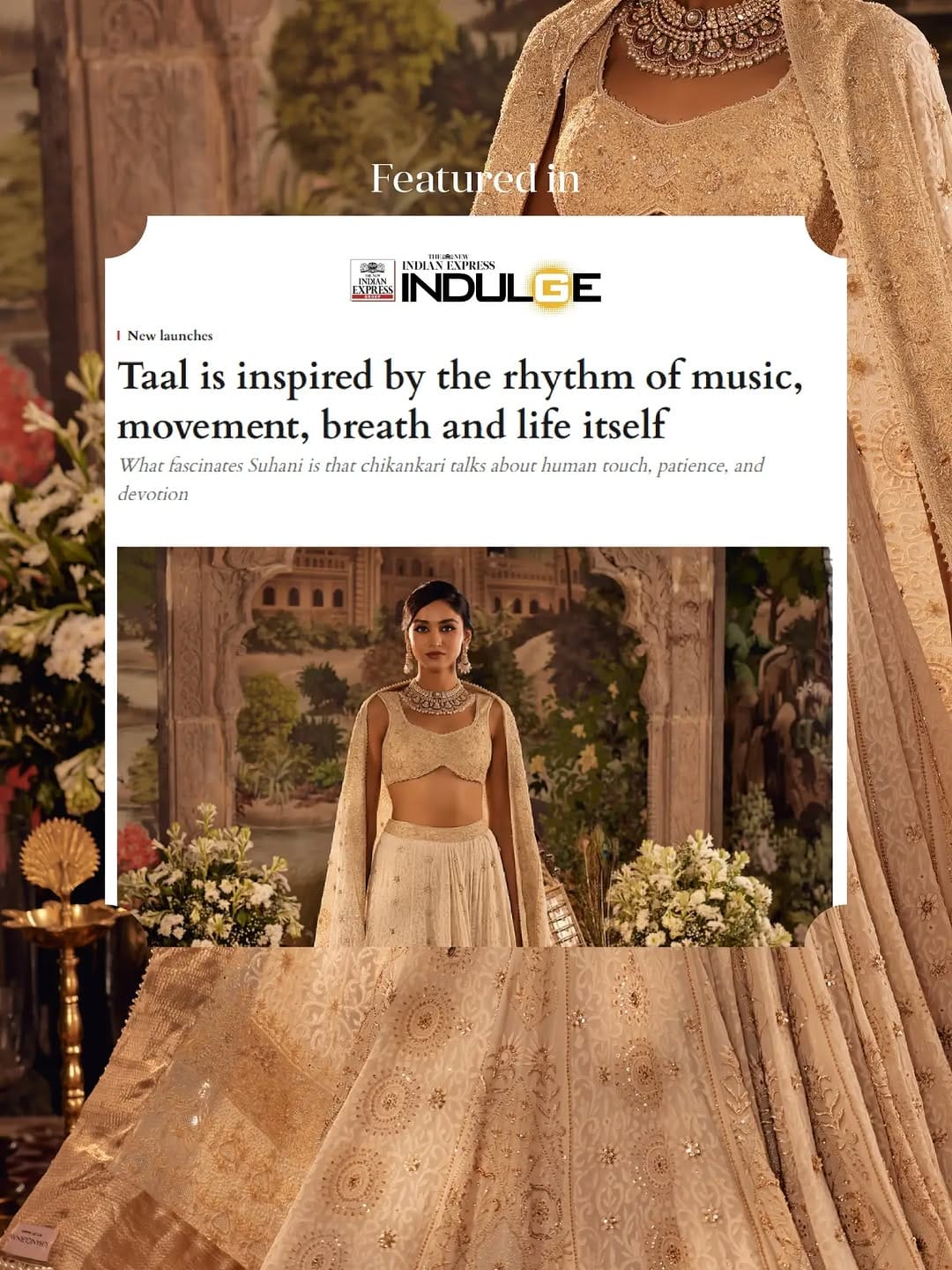 Post 3 by Suhani Gurnani Chikankari on Instagram (carousel)