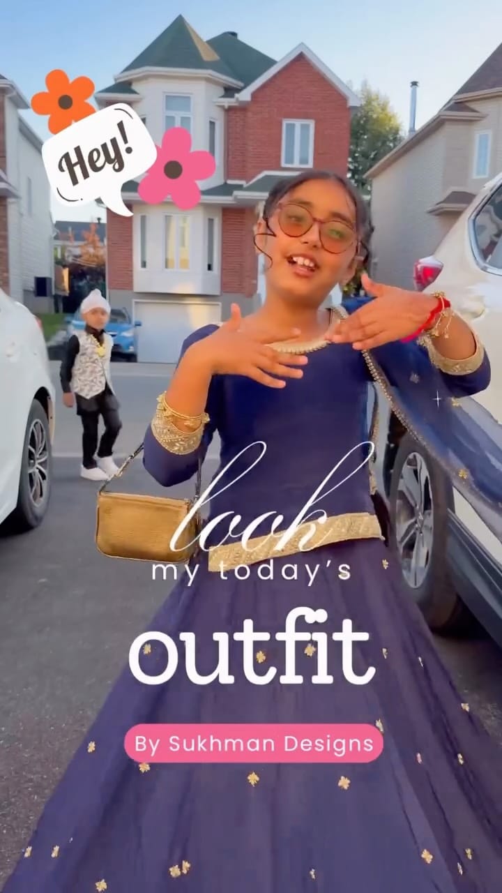 Post 3 by Sukhman Designs | Custom Punjabi Wear on Instagram (video)
