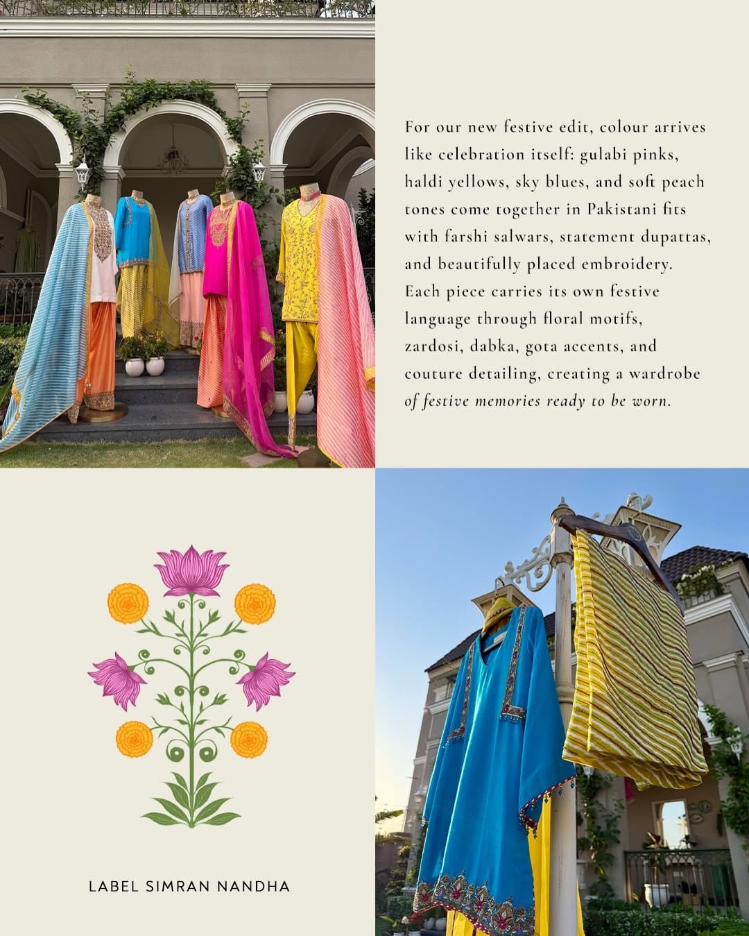 Post 2 by Label Simran Nandha on Instagram (carousel)