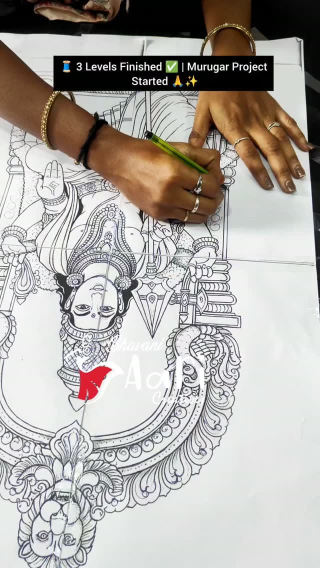 Post 3 by Bhavani Aari Creatives on Instagram (video)